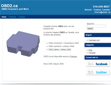 Tablet Screenshot of obd2.ca